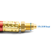 TIG Power 1pc Power Cable 3.8m - 9 | 17 Series Soft Braided Hose - FEMALE CONNECT