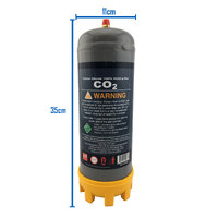 Disposable Gas Bottle Combo PURE CO2 - 2 Bottle Kit