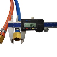 15m Harris Oxy / LPG 6mm Twin Hose with Fittings & Inspection Tag