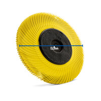 3M 61500187770 150mm x 12mm Scotch-Brite 80 Grit Curved Radial Bristle Brush