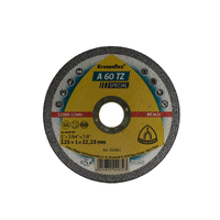 Klingspor 125mm 5" x 1.0mm Cutting Disc - Box of 100 - Inox A 60 TZ