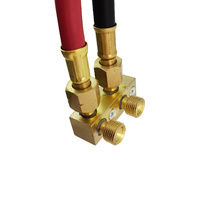 TWIN HEAD Quickie Torch Plate Gas Cutter Oxy/Fuel with 1.8m Track