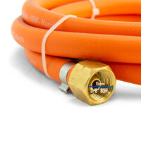Tradeflame Propane Gas Hose 4 Meter 3/8" BSP LH Female to 1/4" BSP Female
