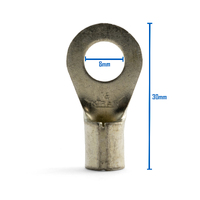 5 x 16mm2 Crimp Welding Cable Lug - 8mm Hole