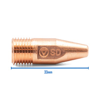 1.2mm - M10 Kemppi 12C3 Aluminium MIG Contact Tips - 50 Each