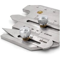 HJC40 Welding Gauge -  Welding Inspection gauge  Measures Fillet , Bevel Angle, gap size and undercut