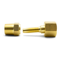 LP112 Hose Connector 5/8 UNF Thread RH (Oxygen) - 5mm Hose - 10 Each