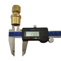 1 x 10mm Hose Connector, LH (FUEL), reusable - LP242 ACETYLENE / LPG