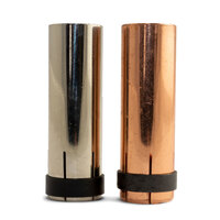 Binzel Style MIG Nozzle / Shroud - MB26 / 38 / 501 - Cylindrical - 5 Each