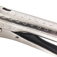 5 x Strong Hand Locking Sheet Metal Pliers 250mm Long with 76mm Jaw
