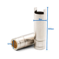 UNIMIG MB15 MIG Gun Shroud / Nozzle for Spot Welding - 10 Pack