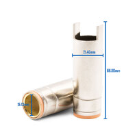 UNIMIG MB25 MIG Gun Shroud / Nozzle for Spot Welding - 10 Pack