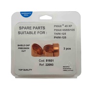 Plasma Cutter FineCut Parts Kit 45A - Suit Hypertherm Powermax 45XP, 65, 85, 105 - 21 Piece Kit