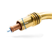 45 Degree Swan Neck Assembly for Cobra 300 Amp Push Pull Torch