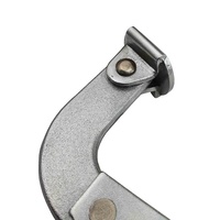 Strong Hand Locking C-Clamp Deep Pliers 480mm Long with Swivel Pad Ends