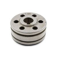 WIA WF031 MIG roller Knurled 37mm x 10mm x 18mm - Suits 1.2mm / 1.6mm Wire