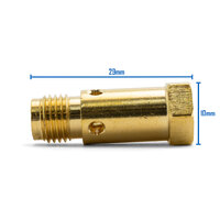 Kemppi MMT35/42W Contact Tip Adapter Brass - 2 Each
