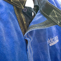 Medium Weldclass Welding Jacket - PROMAX BLUE Leather