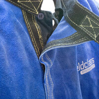 5x 2XL Weldclass Welding Jackets - PROMAX BLUE Leather