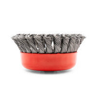 Twist Knot Cup Brush 120mm M14x2 - Mild Steel - Suits 7" and 9" Grinder - 3 Each