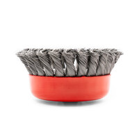 Twist Knot Cup Brush 120mm M14x2 - Mild Steel - Suits 7" and 9" Grinder - 3 Each