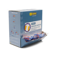 Ear Plugs - Disposable - Corded - Foam - 100 Pairs - Box Pack