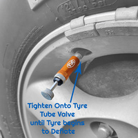 DFL8 Automatic Tyre Deflators - Orange - Set & Forget - 5 to 30PSI - Set of 4