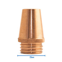 TWECO #4 MIG Gas Nozzle / Shroud 13mm - 2 Each