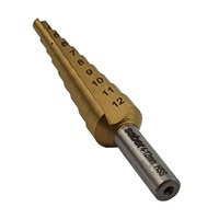 Bordo 3 Piece Metric Savage HSS TiN Coated Step Drill Set 4mm-30mm