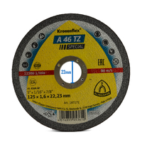 Klingspor Notching Disc 125mm x 2.5mm x 22.23mm Cutting Disc Inox A 24 R - 100 Each