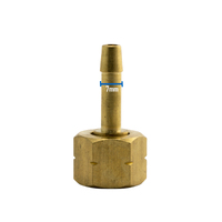 3/8 BSP Nut with 6mm Barb - Left Hand Thread - 2 Each