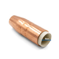 Bernard 400 Amp 4592 Tapered Copper MIG Nozzle / Shroud - 10 Pack