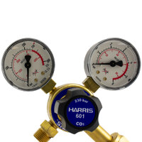 Harris 601 Dual CO2 Regulators with 6mm Barb - 2 Each