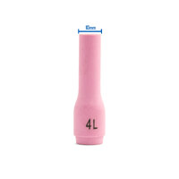 WP-9 |20 TIG Ceramic Cup / Nozzle LONG #4 - 40 pack
