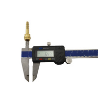 5/8 UNF Regulator Brass Barb fitting for 5mm Hose - Nut and Barb