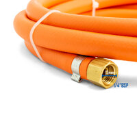 Tradeflame Propane Gas Hose 2 Meter 3/8" BSP LH Female to 1/4" BSP Female