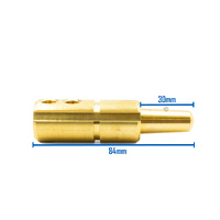 2 x Male Welding Cable Plug Welder Generator Connector 500 Amp