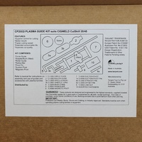 To Suit CIGWELD CutSkill 35/45  SC30 Plasma Cutting Guide Kit AUSTRALIAN MADE