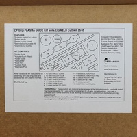 To Suit CIGWELD CutSkill 35/45 Plasma Cutting Guide Kit AUSTRALIAN MADE