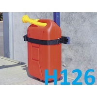 NobleFix Curved Bottle Brackets with 1200mm Strap - 1200mm straps will suit a 45kg LPG gas bottle.