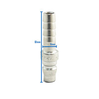 NITTO 30PH - 3/8" Steel Hi-Cupla Plug For Hose Connection NC30PH - 10 Each