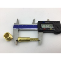 5/8 UNF Female Nut and Tail to suit 5mm Hose Suits Miller Maxstar , Lincoln and Cigweld