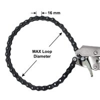 Strong Hand Locking Chain Pliers 600mm Chain - Strong Grip
