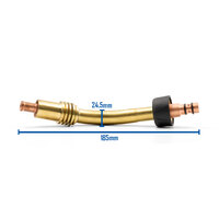 45 Degree Swan Neck Assembly for Cobra 300 Amp Push Pull Torch