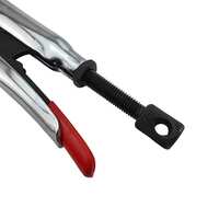 5 x Strong Hand Locking C-Clamp Deep Pliers 480mm Long with Swivel Pad Ends