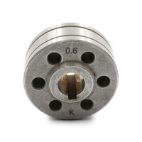 WIA WF030 MIG Roller Knurled 37mm x 10mm x 18mm - Suits 0.6mm / 0.8mm wire