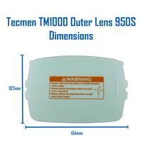 Tecmen Flip Front Welding Helmet iEXP 950S Small Spares Lens Kit - TM1000_kit1