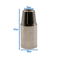 Kemppi Heavy-Duty Gas Nozzle (L2) Thread - L62 / OD28 / D15 - 10 Each
