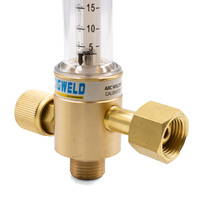 Cigweld Gas Bobbin Flowmeter 0 - 30 LPM - Australian Standard Fittings