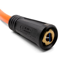 650A 25cm Welder Generator Lead Connector Tails - 70mm² Cable - Pigtail - Lincoln K10376
